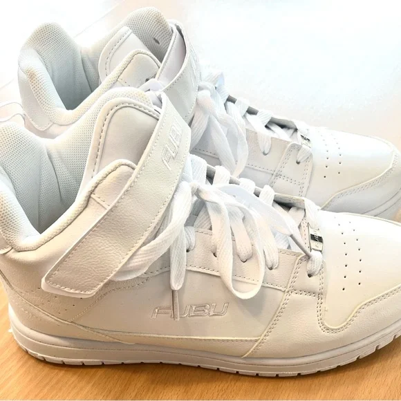 🆕 FUBU White High-Top Sneakers - Picture 7 of 9